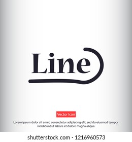 STRIP LINE vector icon eps 10