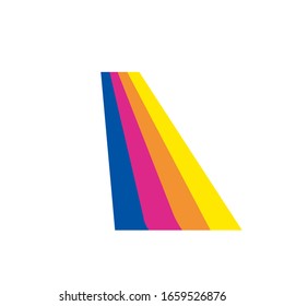 Strip logo vector modern template