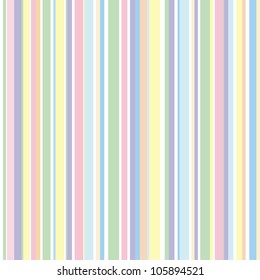 Strip Pattern, Pastel Colors. Vector Illustration