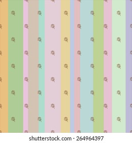 Strip pattern, pastel colors. Vector illustration