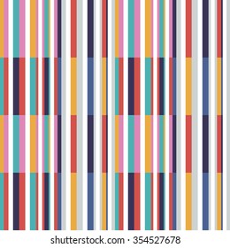 Strip Seamless Pattern Colorful Linear Wallpaper Stock Vector (Royalty ...