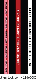 strip slogan, for T-shirt and sweatshirt printing design and various jobs