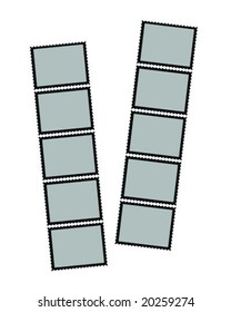 strip of stamps vector illustraiton