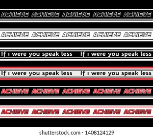 strip Text Slogan for T-shirt printing design and various jobs, typography, vector. 