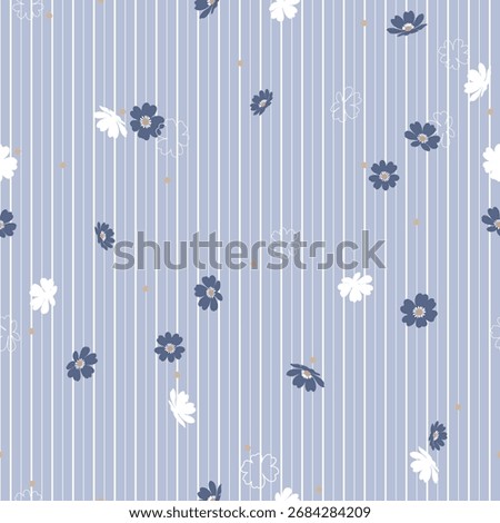 Stripe 1 piece pattern print 