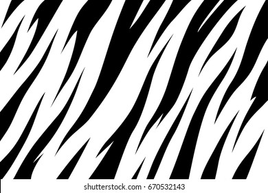 stripe animal jungle bengal tiger fur texture pattern seamless repeating white black
