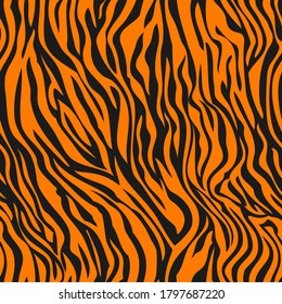 stripe animals jungle tiger fur texture pattern seamless repeating orange yellow black