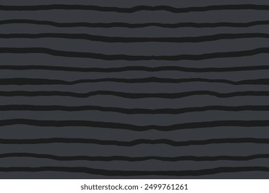 Stripe background. Black backdrop with wavy strokes. Hand drawn structure strokes. Autumn tones design. Ideal for textiles, banners, and wallpaper. 