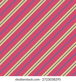 Linhas diagonais de plano de fundo listrado em rosa perfuração Plum poder charmoso verde vetor