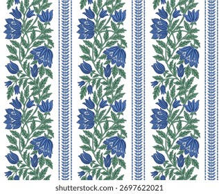 Estampado de bloques de rayas, patrón de rayas florales, repetición de flores boho, diseño de flores de Antiguas, flor de rayas