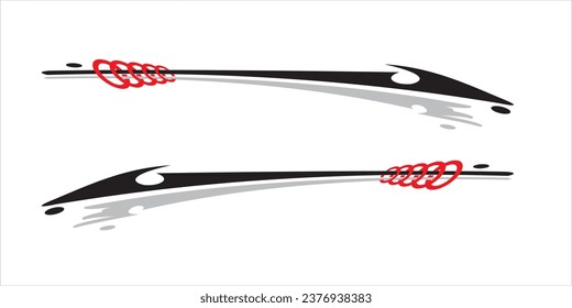 stripe car and vector distro design 