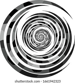 Stripe Circle vector background, abstract pattern. Radiating circle graphics isolated on white.Design element for prints, web pages, template