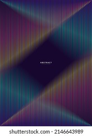 Stripe colorful. Technology Background. Wave line pattern