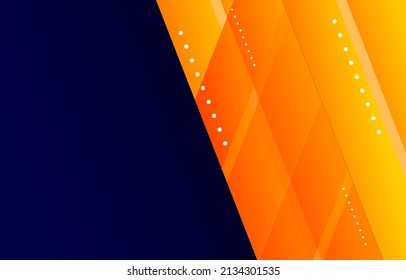 fondo de diseño de rayas con color naranja degradado. calidad vectorial