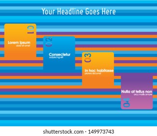 Stripe design template