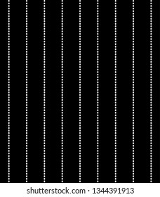 Stripe and dots pattern with black and white vertical parallel stripe.Vector abstract background.