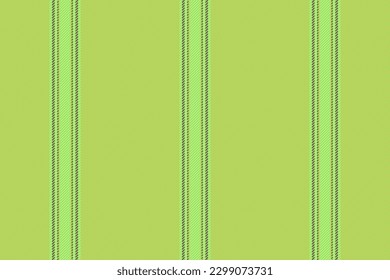 Textura de tela de franja. Fondo vectorial impecable. Patrón textil de líneas verticales en colores verde y rosa.