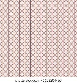 Stripe Geometric Monogram Fabric Pattern 