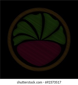 Stripe. Good harvest. Beet