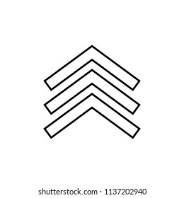 Stripe icon. Element of popular army icon. Premium quality graphic design. Signs, symbols collection icon for websites, web design, on white background