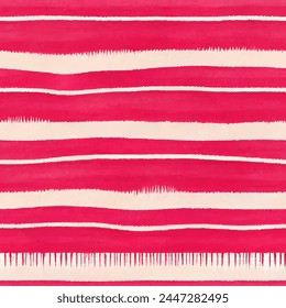Stripe ikat ethnic tribal, handmade seamless wallpaper. Ethnic Ikat abstract background art. llustration for greeting cards, printing and other design project.