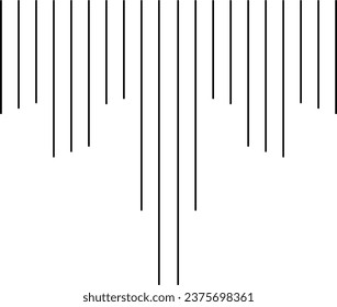 Stripe Line Decorative Element Isolated Background