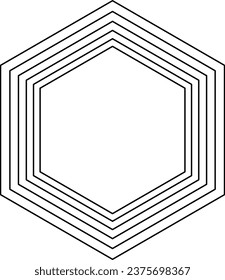 Stripe Line Decorative Element Isolated Background