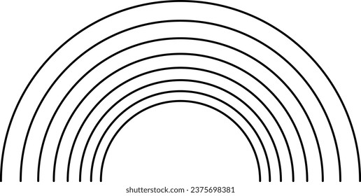 Stripe Line Decorative Element Isolated Background