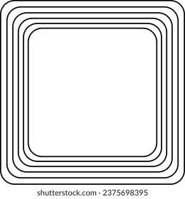 Stripe Line Decorative Element Isolated Background