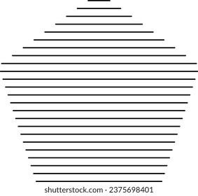 Stripe Line Decorative Element Isolated Background