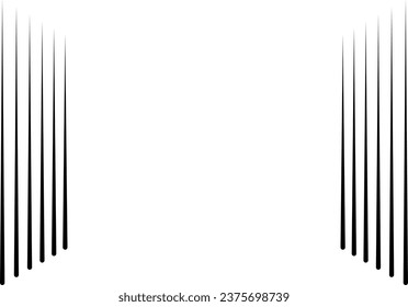 Stripe Line Decorative Element Isolated Background