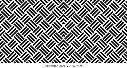 Stripe Lines Motifs Pattern, Weaving Style, can use for Decoration, Ornate, Wallpaper, Wrapping , Carpet, Fashion, Fabric, Tile, Background, etc. Vector Illustration