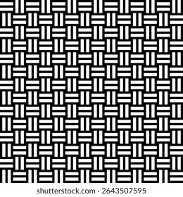 Stripe Lines Motifs Pattern, Weaving Style, can use for Decoration, Ornate, Wallpaper, Wrapping , Carpet, Fashion, Fabric, Tile, Background, etc. Vector Illustration