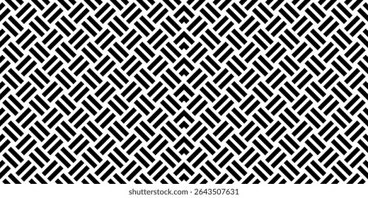 Stripe Lines Motifs Pattern, Weaving Style, can use for Decoration, Ornate, Wallpaper, Wrapping , Carpet, Fashion, Fabric, Tile, Background, etc. Vector Illustration