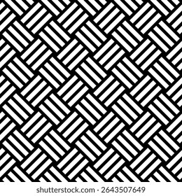 Stripe Lines Motifs Pattern, Weaving Style, can use for Decoration, Ornate, Wallpaper, Wrapping , Carpet, Fashion, Fabric, Tile, Background, etc. Vector Illustration