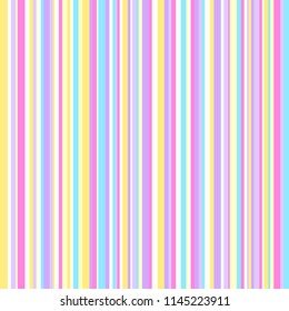 Stripe multicolored background. Seamless vertical pattern. Abstract geometric wallpaper of the surface. Pretty texture. Print for banners, t-shirts and textiles. Doodle for design. Art creation