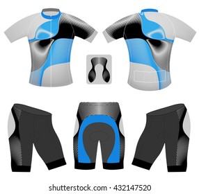 Stripe on sports t-shirt vector design on a white background