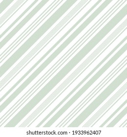 Stripe pattern abstract design in green and white for spring summer dress, skirt, shirt, gift wrapping paper, other modern fashion or home textile print. Seamless herringbone textured background.