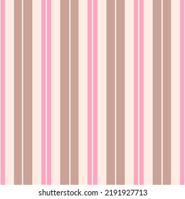 Patrón de tiras en beige y rosa suave para el diseño de ropa. Línea vertical texturada simple.