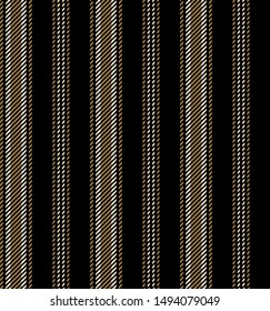 Stripe pattern with Black, Gold, Beige and white colors vertical parallel stripes.Vector stripe pattern abstract background.