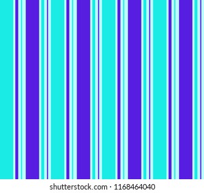 Stripe pattern with blue aqua and purple vertical parallel stripe.Vector abstract background.