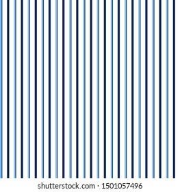 Stripe pattern with Blue and White colors vertical parallel stripe.Vector abstract background.