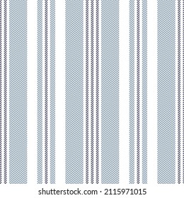 Stripe pattern in blue and white. Herringbone textured large wide stripes for shirt, dress, skirt, pyjamas, trousers, shorts, scarf, other modern spring summer autumn winter textile print.