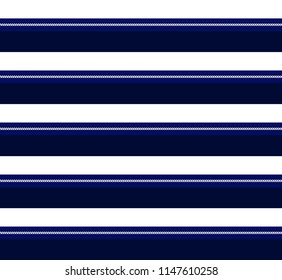 Stripe pattern with blue and white horizontal parallel colors stripes.Vector abstract pattern stripe background.