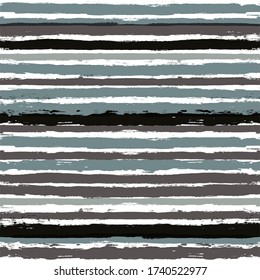 Stripe pattern, coffee brown watercolor striped seamless background, spring pastel brush strokes. vector grunge stripes, nature paintbrush line backdrop