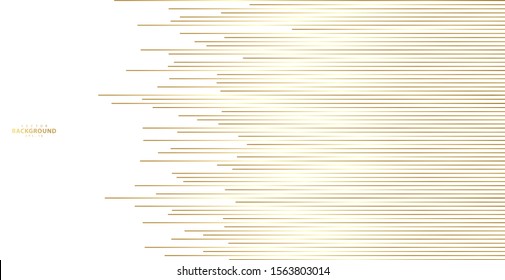 Stripe Pattern Gold Luxury Color. Gold Glitter Stripes Background. Abstract Gold Line Texture. Pattern Vector Illustration.