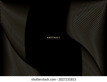 Stripe pattern gold luxury color. Gold glitter stripes background. Abstract gold line texture. pattern vector illustration.