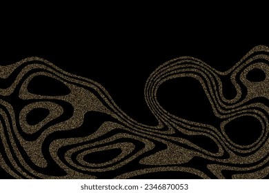 Stripe pattern gold luxury color. Gold glitter stripes background. Abstract gold wave line texture. pattern vector illustration.