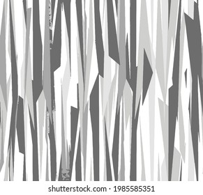 Patrón de rayas, fondo a rayas grises sin costuras, trazos de pincel pastel de invierno. rayas de gruñido vectorial sobre fondo blanco