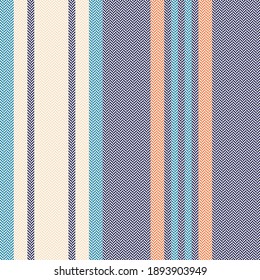Stripe pattern herringbone texture. Multicolored vertical retro stripes for blanket, throw, upholstery, pyjamas, or other modern autumn winter interior or fashion textile design.